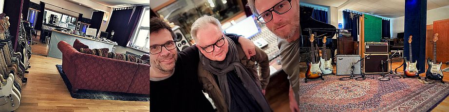 Im Aufnahmestudio mit Udo Rinklin (Foto hrk/facebook)